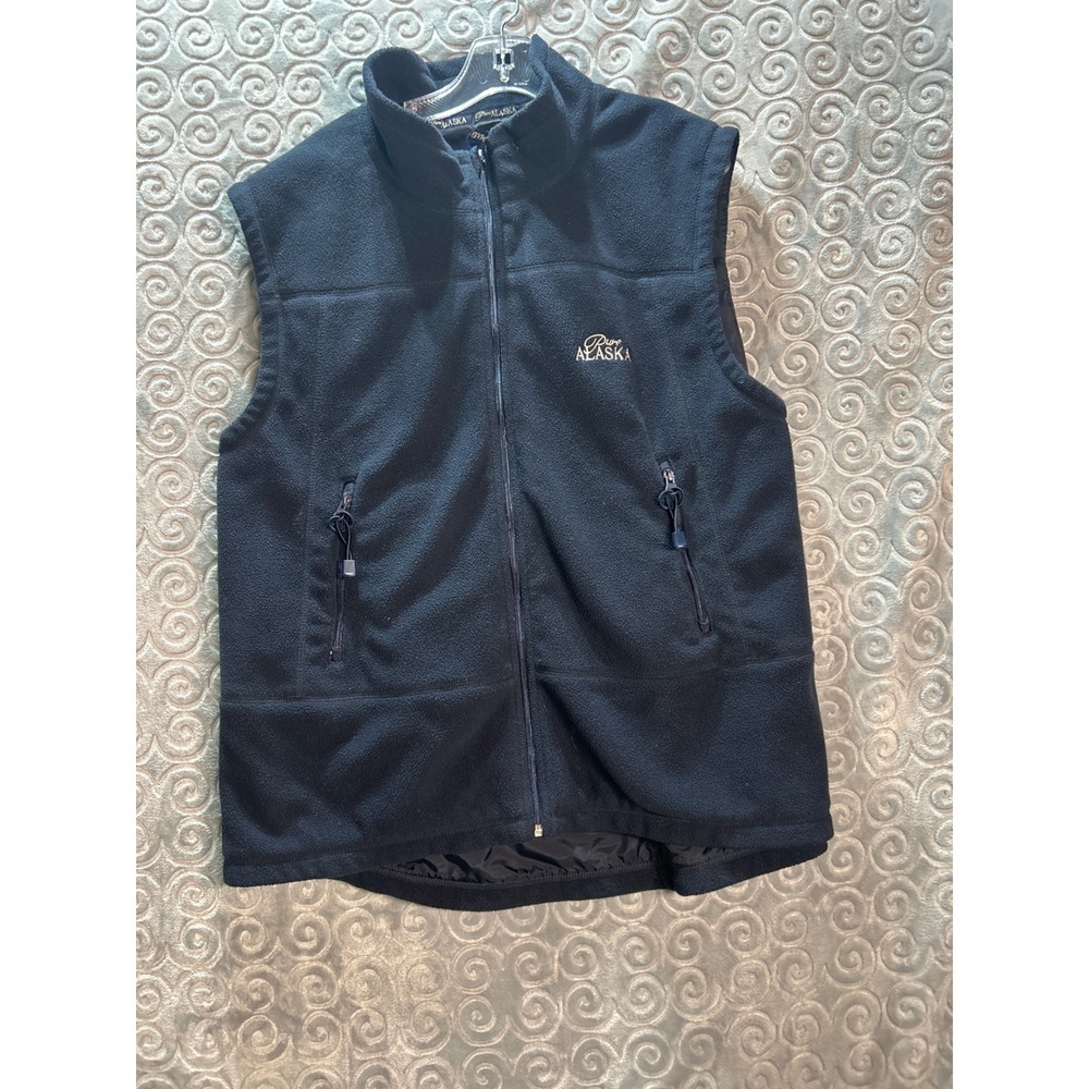 Pure Alaska Fleece Vest XXL Sleeveless Full Zip Outdoors‎ Pockets